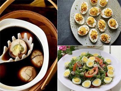 Ăn trứng luộc mãi không chán nếu bạn có những công thức cực ngon này