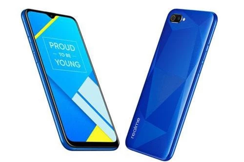 Realme C2 sở hữu thiết kế với vỏ bằng nhựa giả kính. Máy có kích thước 154,3x73,7x8,5 mm, trọng lượng 166 g. 