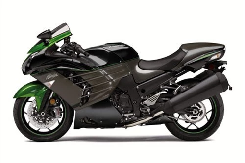 10. Kawasaki ZX14R (vận tốc tối đa: 298 km/h).