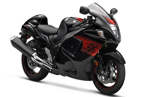 3. Suzuki Hayabusa (vận tốc tối đa: 330 km/h).