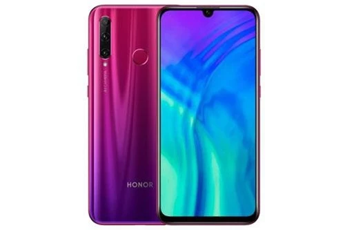 Honor 20 Lite sử dụng vỏ ngoài bằng nhựa giải kính. Máy có kích thước 154,8x73,6x8 mm, cân nặng 164 g. 