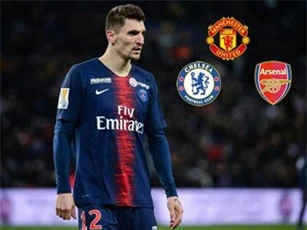 PSG bán rẻ Meunier, 3 đại gia Anh tranh giành
