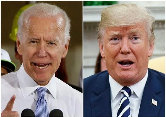 Ông Trump mỉa mai Biden ngủ gật khi cựu phó tướng của Obama tuyên bố tranh cử - 1