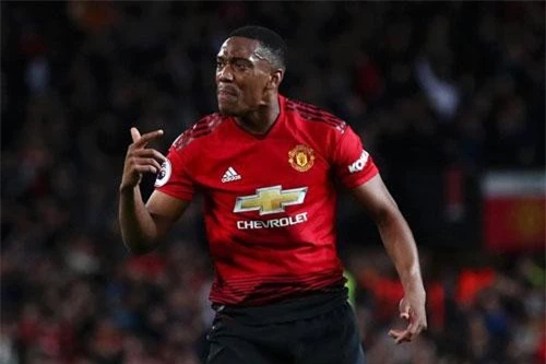 Tiền đạo: Anthony Martial (M.U).