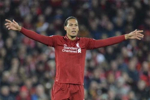 Trung vệ: Virgil van Dijk (Liverpool).