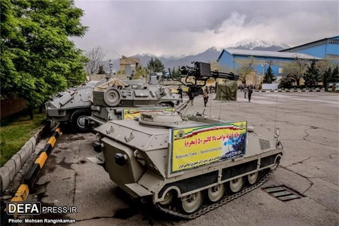 Chóng mặt, nhức mắt với dàn vũ khí tự chế của Iran Chong mat, nhuc mat voi dan vu khi tu che cua Iran