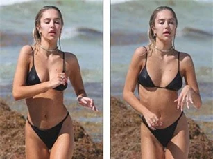 Người mẫu Delilah Hamlin khoe dáng nuột nà