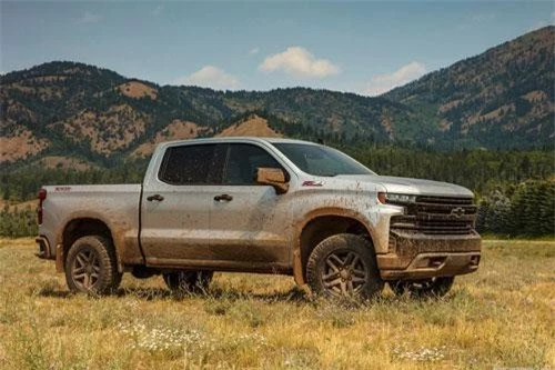 8. Chevrolet Silverado 2019 (giá khởi điểm: 28.300 USD).