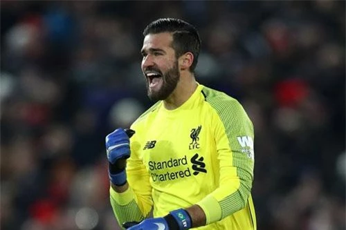 1. Alisson Becker (Liverpool) - 18 lần giữ sạch lưới.