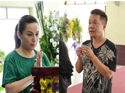 Phi Nhung, Việt Hương, Minh Nhí nghẹn ngào, lặng người trước linh cữu cố nghệ sĩ Lê Bình trong ngày viếng cuối cùng