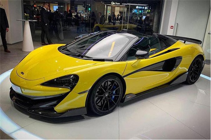 Chi tiết siêu xe McLaren 600LT Spider giá bán 12,1 tỷ đồng
