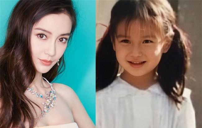 Những hình ảnh khi còn nhỏ của Angelababy được khơi lại giữa loạt nghi vấn phẫu thuật thẩm mỹ