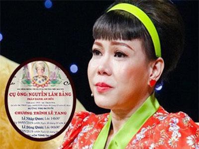 Bố nghệ sĩ Việt Hương qua đời, nhiều bạn bè, đồng nghiệp gửi lời chia buồn