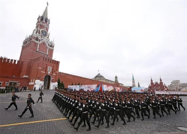 Lễ diễu binh tại Quảng trường Đỏ, Nga năm 2018. Ảnh: Reuters.