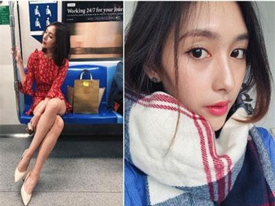 Bị chụp lén trên tàu điện ngầm vẫn thần thái hơn người nhưng danh tính cô nàng mới thực sự gây choáng