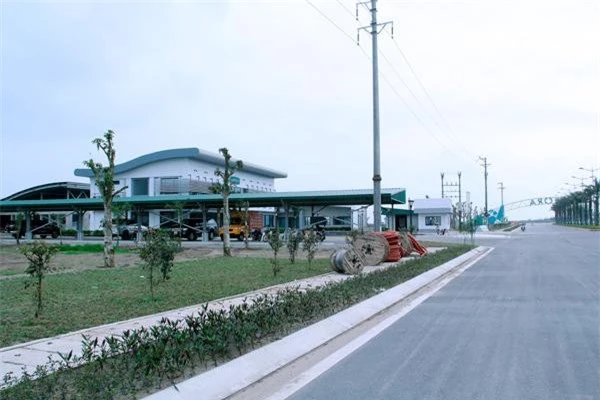 Khu công nghiệp Aurora IP nằm tại thị trấn Rạng Đông, huyện Nghĩa Hưng, tỉnh Nam Định (ảnh AK)