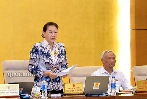 Chủ tịch Quốc hội Nguyễn Thị Kim Ngân. (Ảnh: Quochoi.vn)