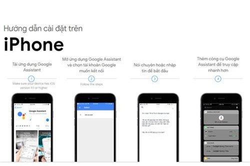 Google Assitant tiếng Việt đã có mặt trên iPhone