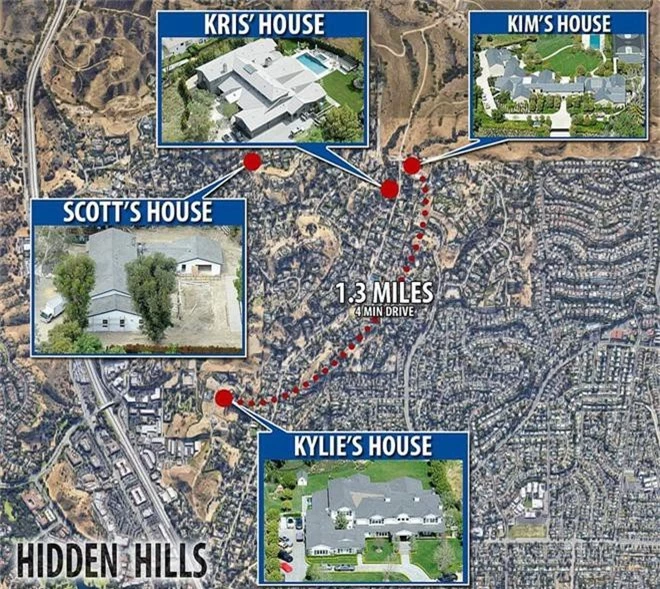 Choáng với độ giàu có nhà Kardashian: Thầu hẳn 1 khu đất khổng lồ để xây 6 chiếc biệt thự cho gần chị gần em - Ảnh 5.