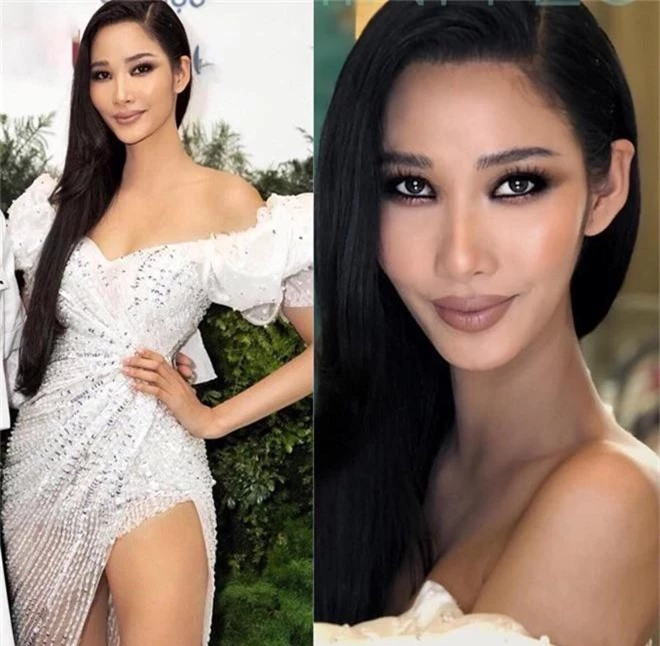 Trước khi thi Miss Universe, Hoàng Thùy nên cất tạm kiểu makeup này ở nhà để ban giám khảo nước bạn khỏi hết hồn - Ảnh 1.
