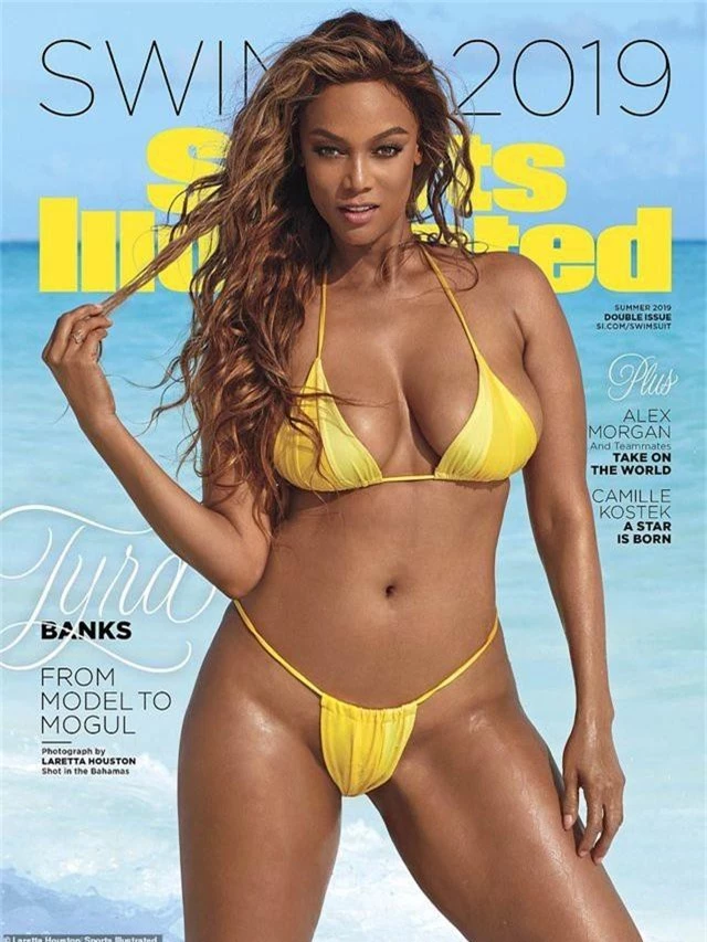 Tyra Banks là gương mặt trang bìa tạp chí áo tắm Sports Illustrated - 1