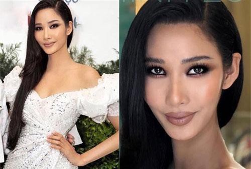 Trước khi thi Miss Universe, Hoàng Thùy nên cất tạm kiểu makeup này ở nhà để ban giám khảo nước bạn khỏi hết hồn
