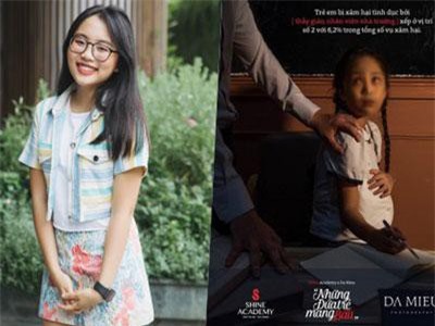 Giữa lúc dư luận đang tranh cãi nảy lửa, Phương Mỹ Chi là sao nhí đầu tiên ngỏ ý muốn tham gia cùng bộ ảnh “Những đứa trẻ mang bầu”