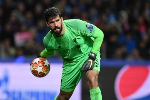 Thủ môn: Alisson Becker (Liverpool).