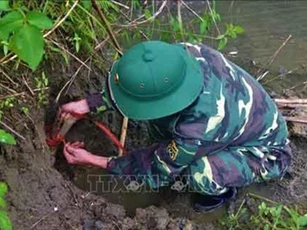 Yên Bái: Hủy nổ thành công quả bom xuyên phá còn sót lại sau chiến tranh