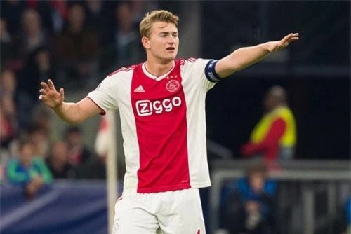 Trung vệ: Matthijs de Ligt (Ajax Amsterdam).