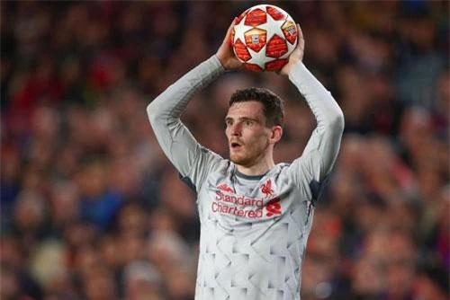 Hậu vệ trái: Andrew Robertson (Liverpool).