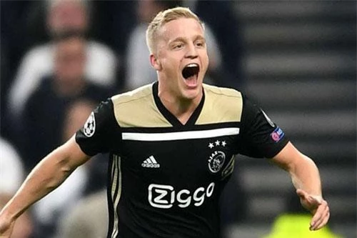 Tiền vệ: Donny van de Beek (Ajax Amsterdam).