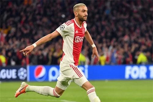 Tiền đạo: Hakim Ziyech (Ajax Amsterdam).