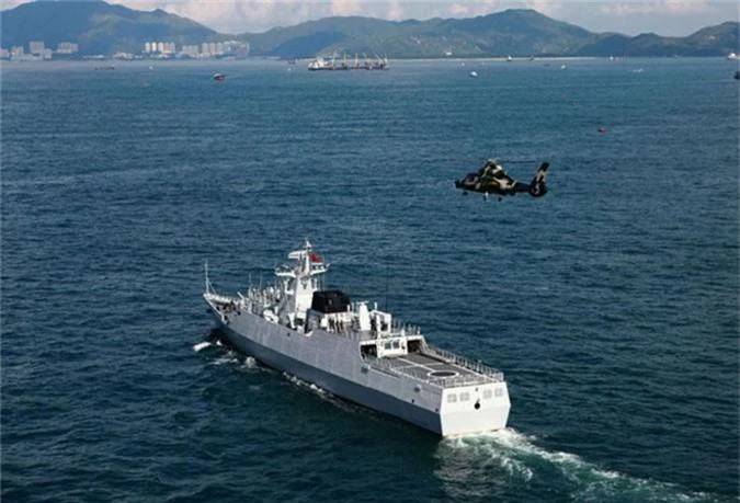 Sức mạnh lớp tàu hộ vệ Trung Quốc đóng 100 chiếc - Hình 7 Suc manh lop tau ho ve Trung Quoc dong 100 chiec-Hinh-7