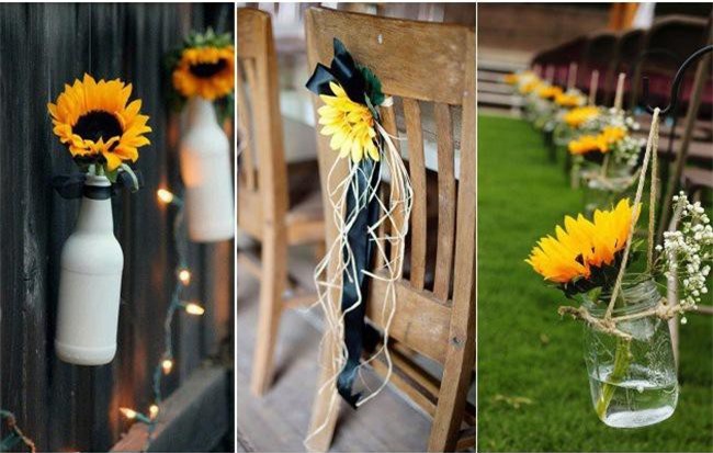 Hoa hướng dương - sắc màu tươi vui, hạnh phúc cho tiệc cưới của bạn
