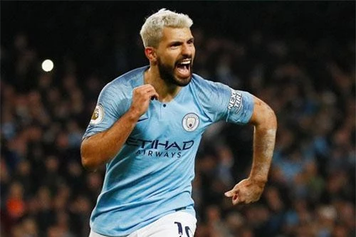 Tiền đạo: Sergio Aguero (Man City).