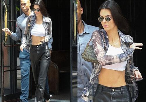 Đúng là lụa đẹp vì người, Kendall Jenner diện đồ đơn giản nhưng khoe được cả eo con kiến và thần thái quá đẳng cấp