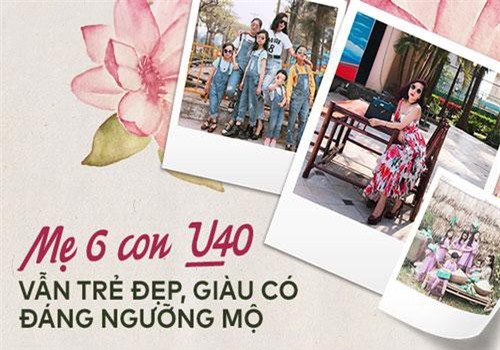Ghen tị với bà mẹ 34 tuổi có 6 con gái vẫn trẻ xinh như gái son, đi xe 5 tỷ, kiếm chơi chơi hơn trăm triệu/tháng
