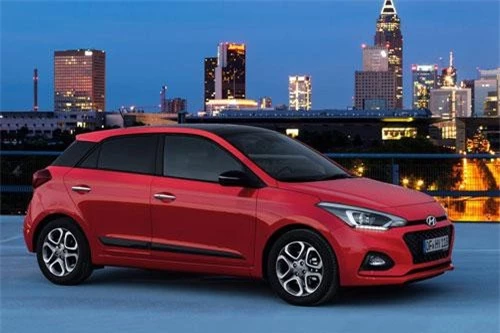 8. Hyundai i20 (doanh số: 10.411 chiếc).