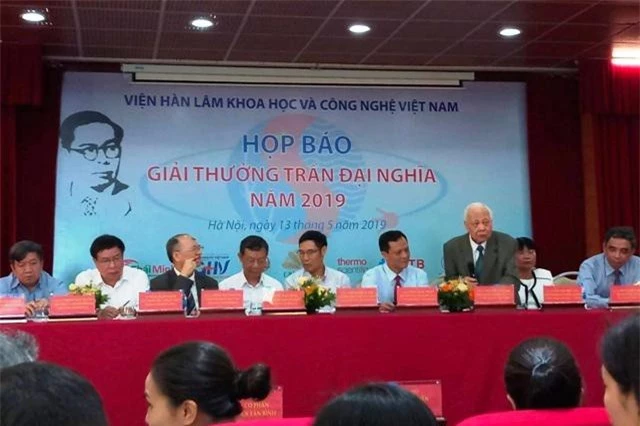 họp báo công bố các công trình được xét trao Giải thưởng Trần Đại Nghĩa năm 2019