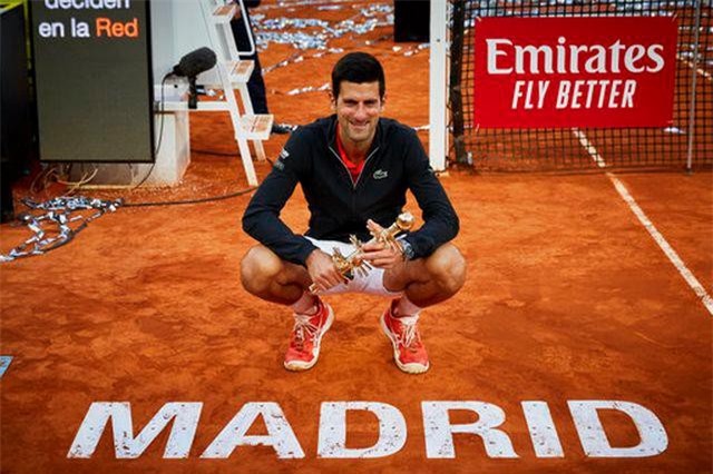 Novak Djokovic lần thứ ba vô địch Madrid Open