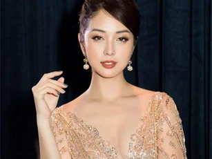Jennifer Phạm che khéo vết thương khi trở lại làm việc sau sự cố ngất xỉu