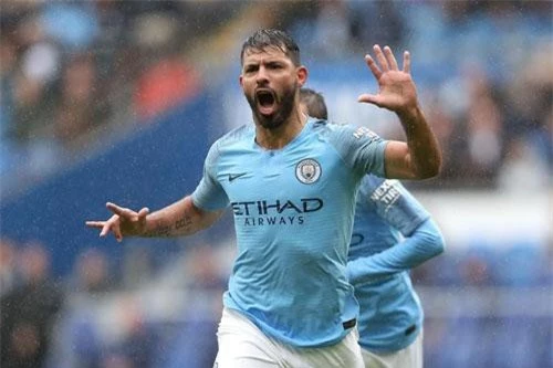 6. Sergio Aguero (Man City).