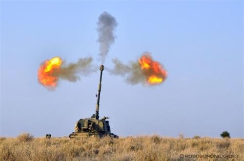 Cận cảnh khẩu đại bác “khủng” Nga vừa chuyển tới Kaliningrad 