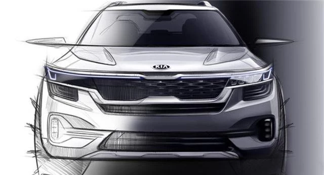 Kia hé lộ hình ảnh mẫu SUV cỡ nhỏ hoàn toàn mới - 1