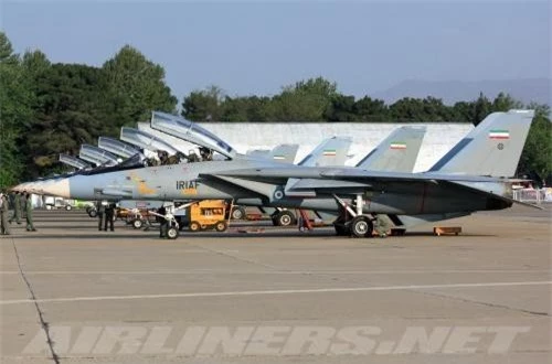 F-14 Tomcat (mèo đực) là máy bay chiến đấu kiểu cánh cụp cánh xòe, hai động cơ, hai chỗ ngồi, tốc độ siêu âm do Tổng Cty hàng không Grumman phát triển từ cuối năm 1970. 