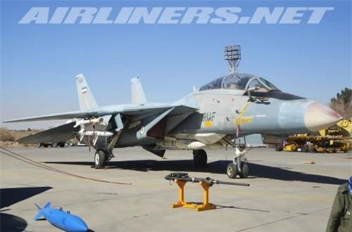 F-14 được thiết kế với kiểu cánh cụp cánh xòe cho phép đạt tốc độ bay rất cao ở trần bay thấp và cất hạ cánh đường băng ngắn dù kích thước máy bay khá lớn với trọng lượng rỗng 19,3 tấn, trọng lượng cất cánh tối đa 33 tấn, tải trọng vũ khí 6,6 tấn. 