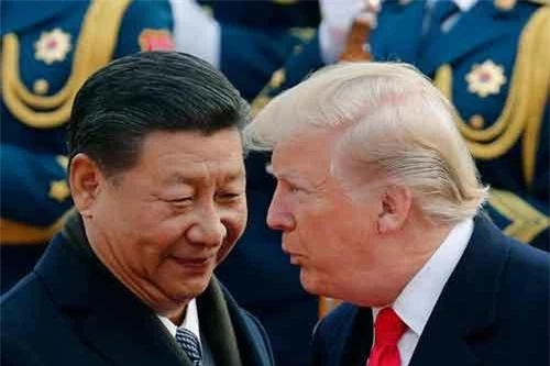 Chủ tịch Trung Quốc Tập Cận Bình và Tổng thống Mỹ Donald Trump. (Ảnh: AP)