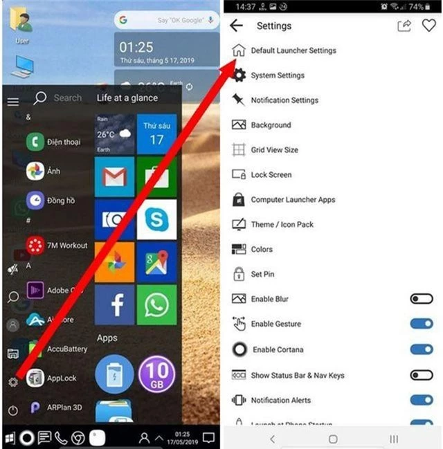 Mẹo hay giúp “lột xác” smartphone thành máy tính chạy Windows 10 - 10