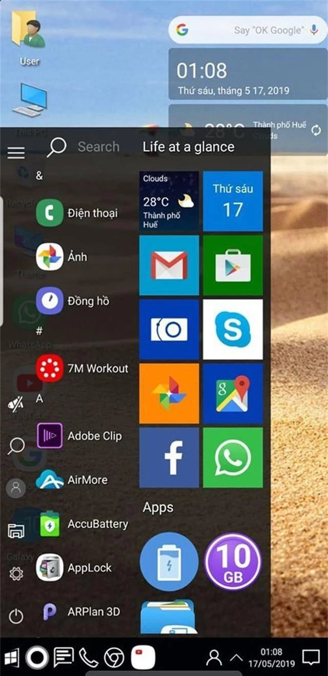 Mẹo hay giúp “lột xác” smartphone thành máy tính chạy Windows 10 - 5